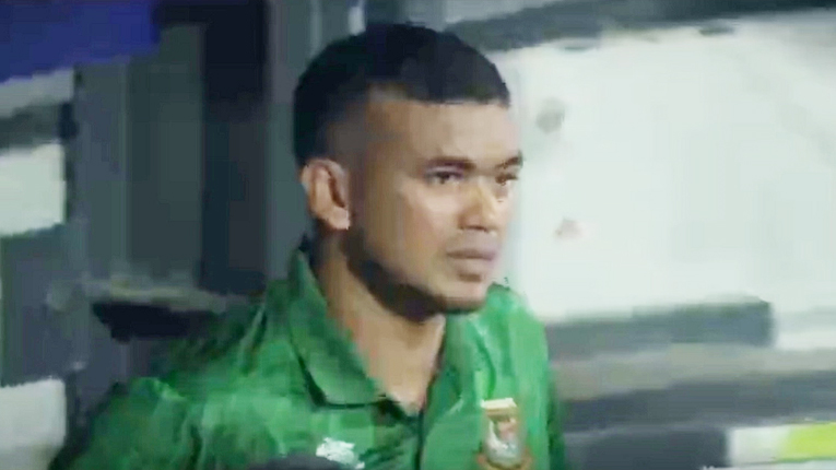 হেরে যাওয়ার পর তাসকিনের চোখে জল