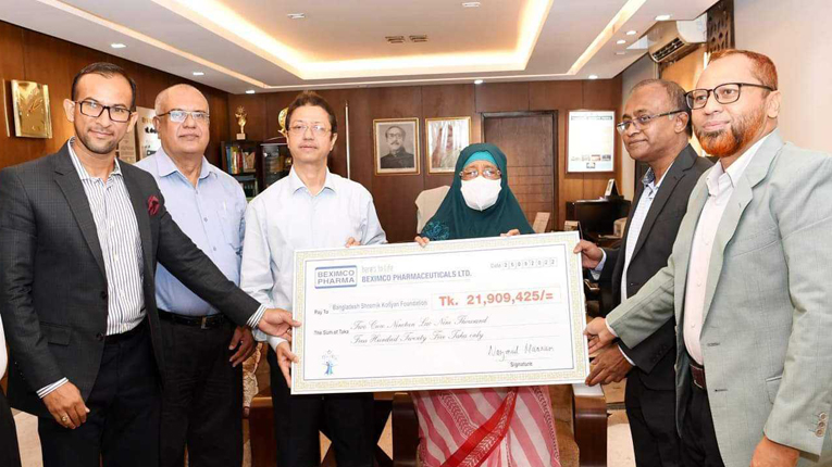 দুই কোটি ৩৬ লাখ টাকা জমা দিলো বেক্সিমকো ফার্মা